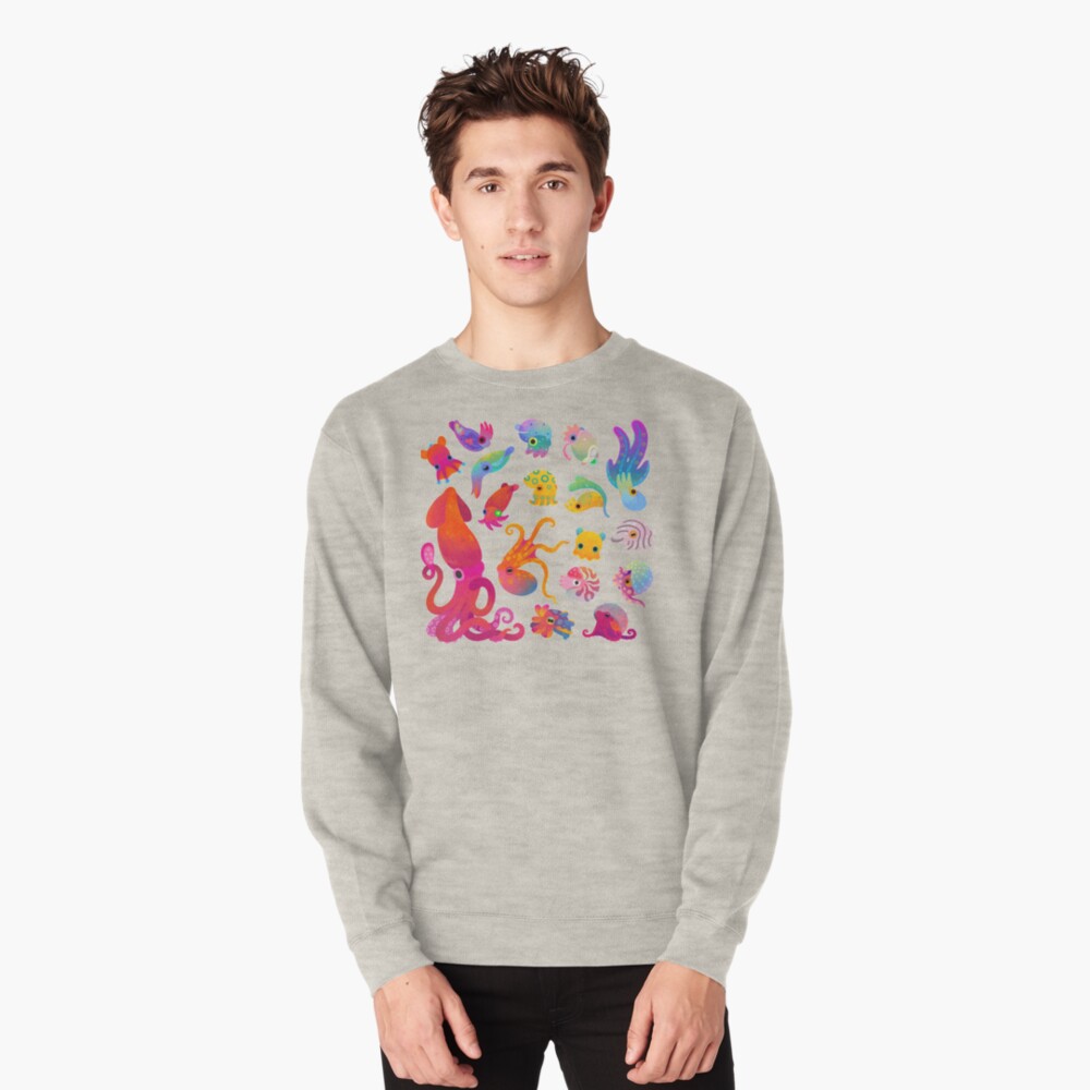Cephalopod - pastel Pullover Sweatshirt