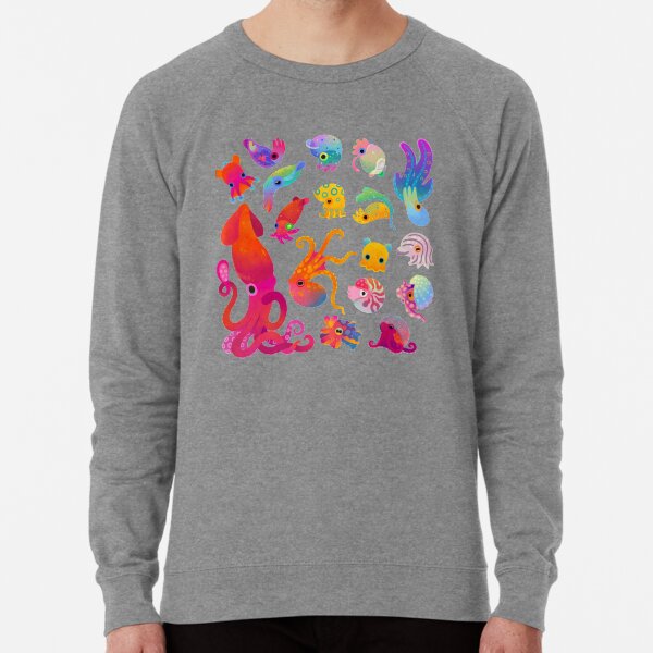 Cephalopod - pastel Lightweight Sweatshirt