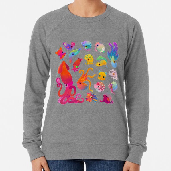 Cephalopod - pastel Lightweight Sweatshirt