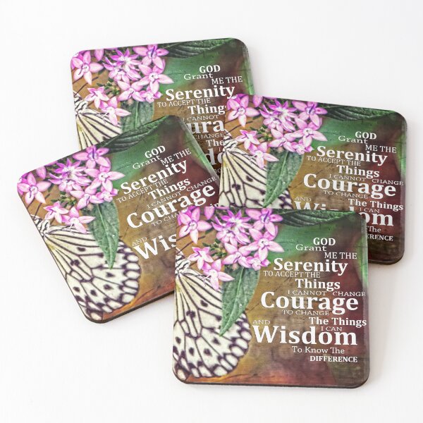 Item preview, The Serenity Prayer - Butterfly Art - By Sharon Cummings designed and sold by Sharon Cummings Art.