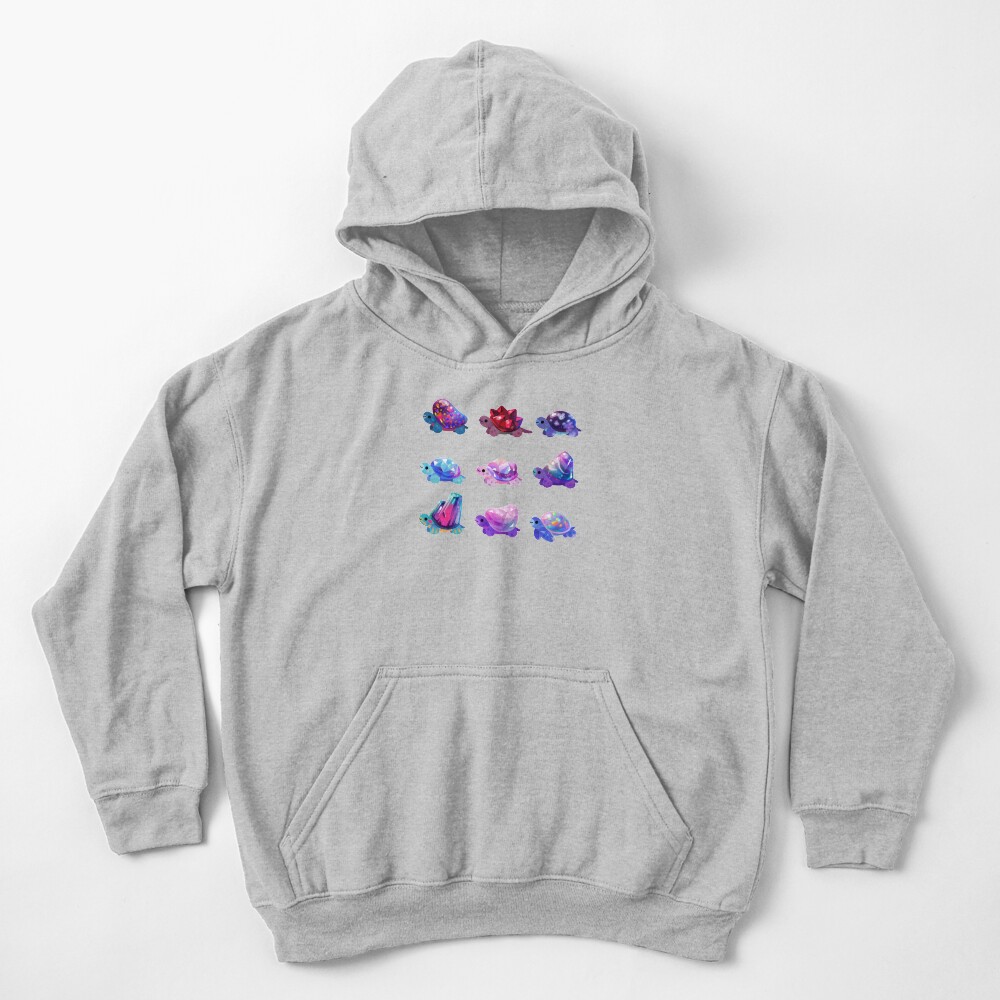 Jewel turtle Kids Pullover Hoodie