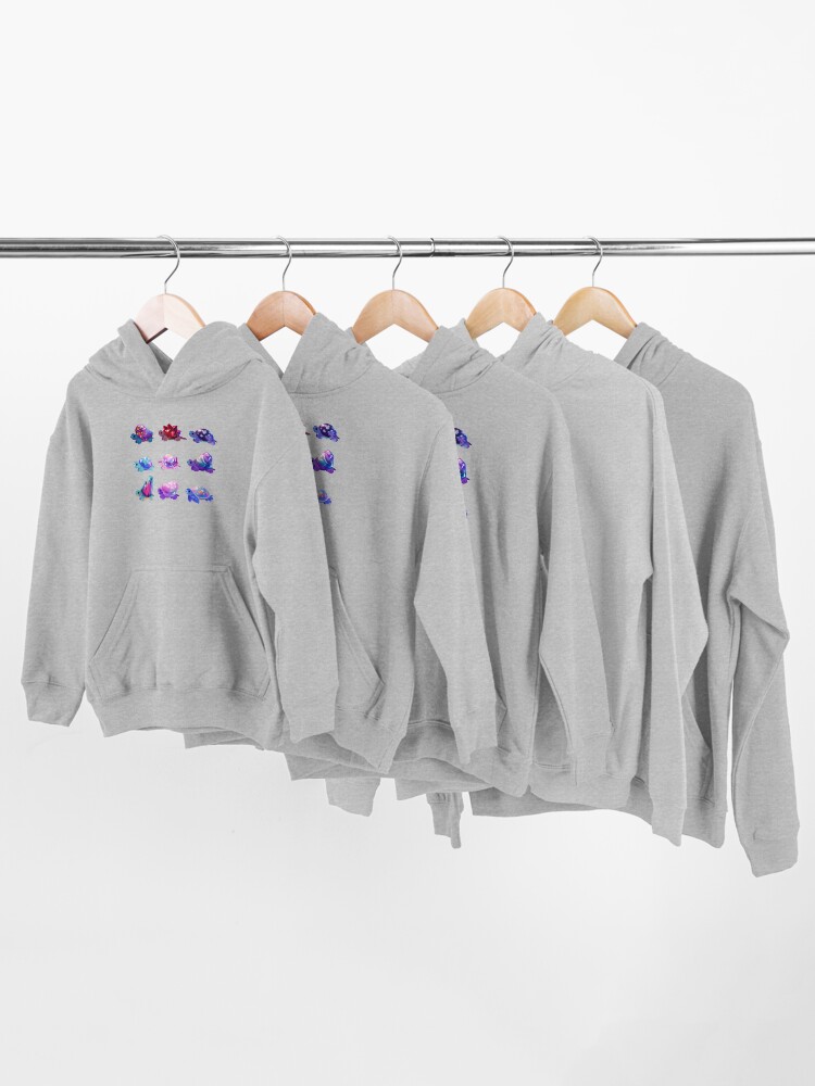 Alternate view of Jewel turtle Kids Pullover Hoodie