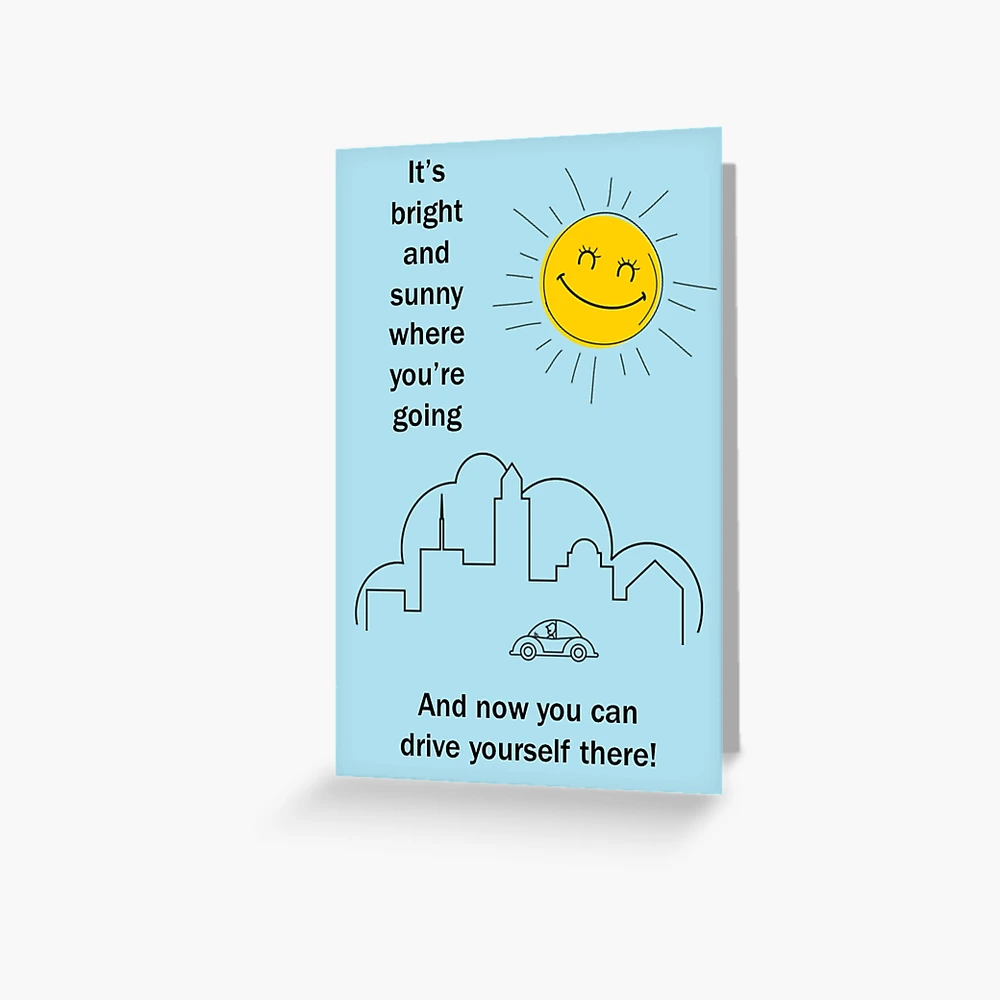 Carte De Vœux Pour Permis De Conduire - France