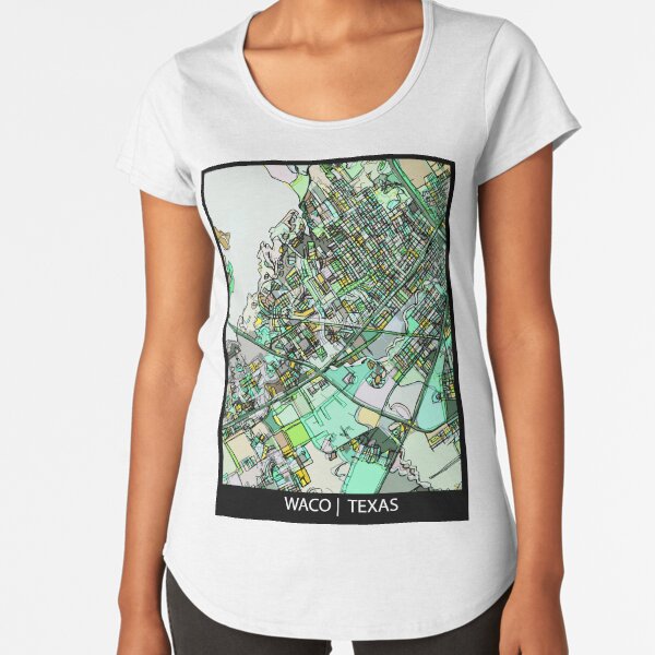 Waco, TX Premium Scoop T-Shirt