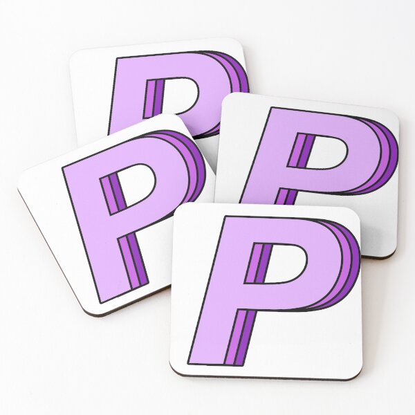 Item preview, purple P designed and sold by Amanda Kirkpatrick.