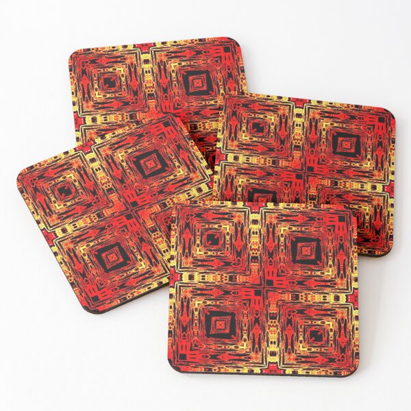 Item preview, GEOMETRİC VARİATİONS İN RED RAİN DROPS designed and sold by mister-john.