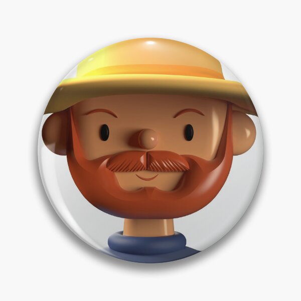Item preview, Funny red-bearded farmer Luis designed and sold by MHerzel.