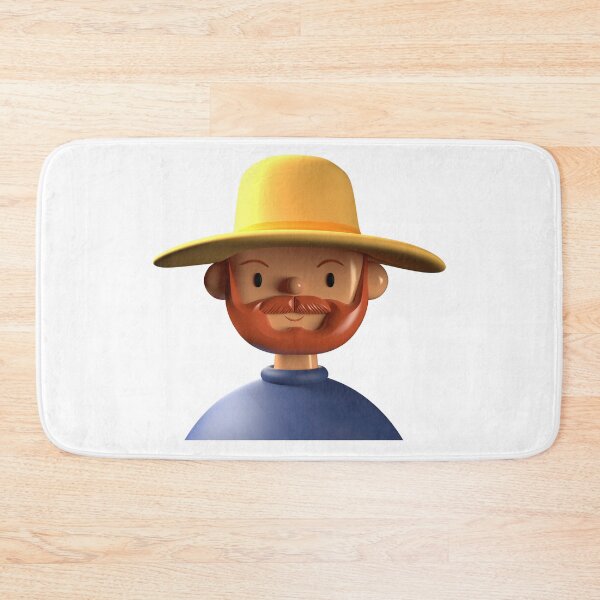 Item preview, Funny red-bearded farmer Luis designed and sold by MHerzel.