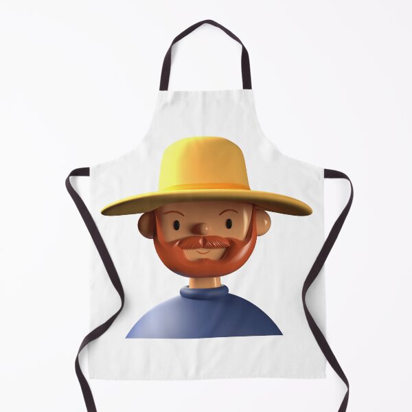 Item preview, Funny red-bearded farmer Luis designed and sold by MHerzel.