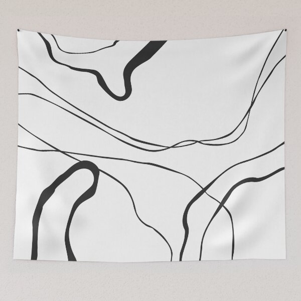 Item preview, Black and white abstract art designed and sold by RIOGRAPHIC.