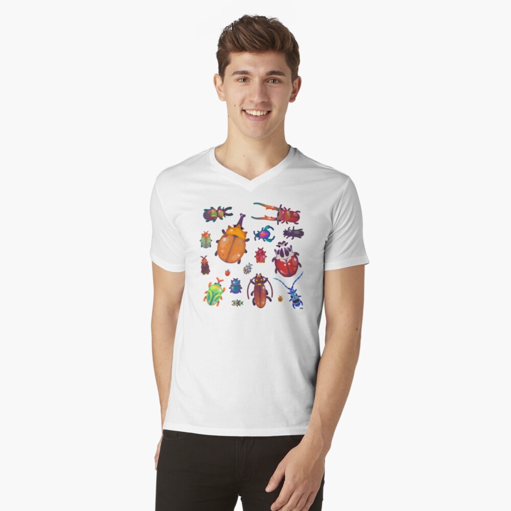 Item preview, V-Neck T-Shirt designed and sold by pikaole.