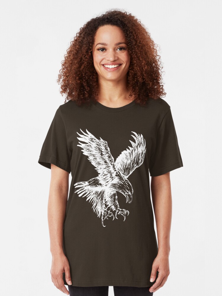 Bald Eagle White T Shirt By Shirtsapalooza Redbubble