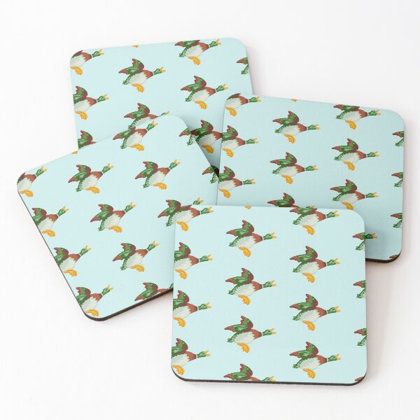 Item preview, Home Sweet Home - Flying Mallard Duck Repeating Pattern designed and sold by phigment-art.