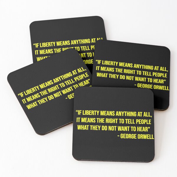 Item preview, George Orwell's quote about liberty designed and sold by WilliamPaterson.