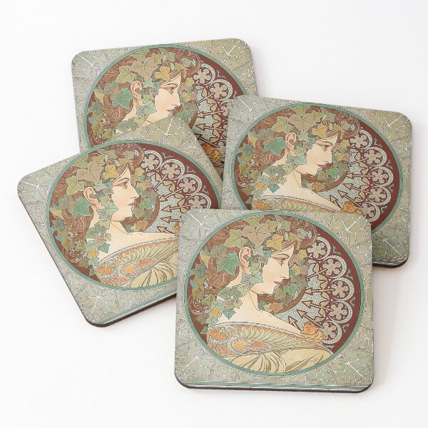 Item preview, Laurel - Alphonse Mucha- 1901 designed and sold by CJET.