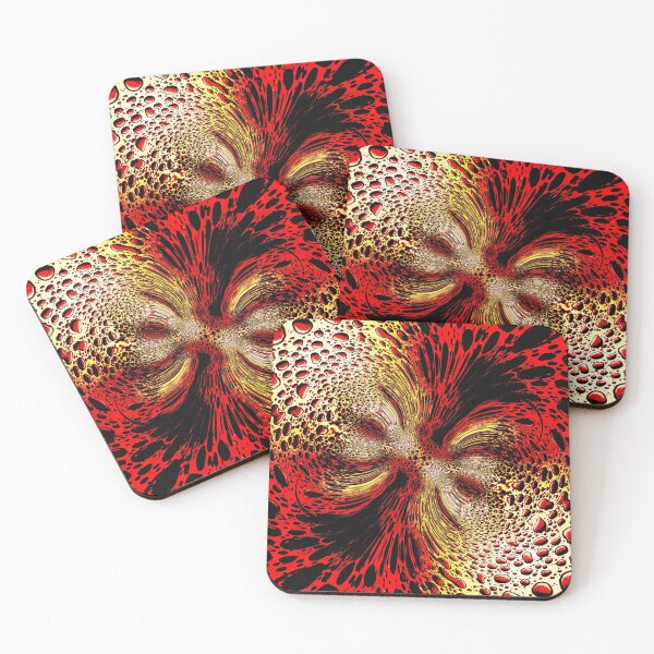 Item preview, CYCLONE PATTERNED RED RAİN DROPS designed and sold by mister-john.