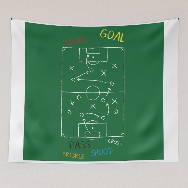 Item preview, Green Football Pitch designed and sold by 12soccerstore.