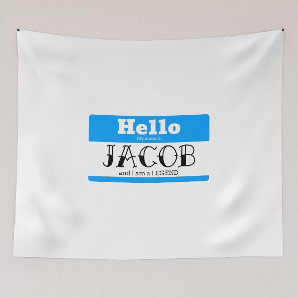 Item preview, Hello My Name Is Jacob And I Am A Legend designed and sold by IcyTees.