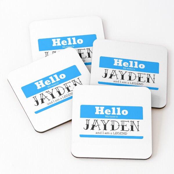 Item preview, Hello My Name Is Jayden And I Am A Legend designed and sold by IcyTees.