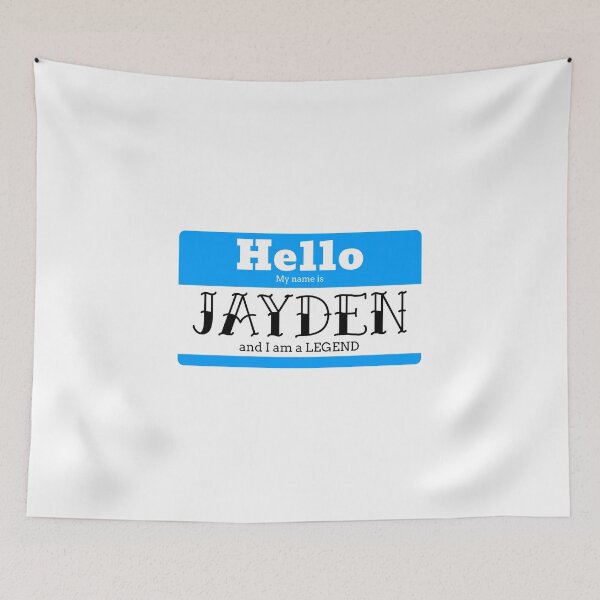 Item preview, Hello My Name Is Jayden And I Am A Legend designed and sold by IcyTees.