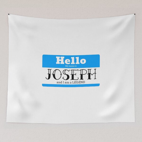 Item preview, Hello My Name Is Joseph And I Am A Legend designed and sold by IcyTees.