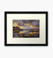 Granite Monsoon Framed Print