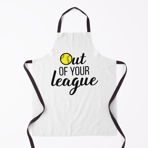 Item preview, Out Of Your League Funny Fastpitch Softball design designed and sold by nikkidawn74.