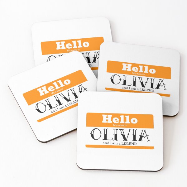 Item preview, Hello My Name Is Olivia And I Am A Legend designed and sold by IcyTees.