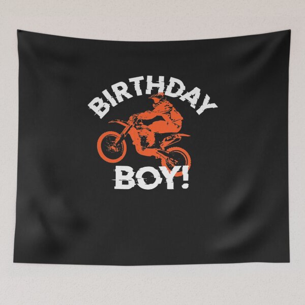 Item preview, Dirt Bike Motocross Rider B-day Boy Cumpleaños extremo designed and sold by JulyDesigns.