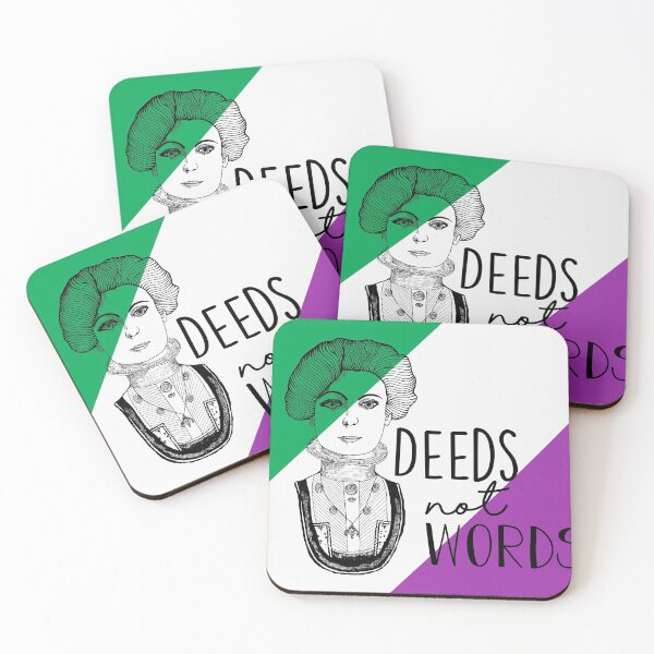 Item preview, Deeds Not Words Suffragette Design On Back (Clothing) designed and sold by MrsJDraws.