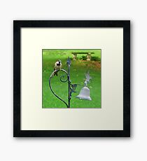 Henry The Black Throated Sparrow Framed Print
