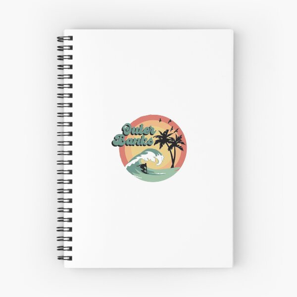Item preview, Outer banks retro sticker designed and sold by -vibes-kh.