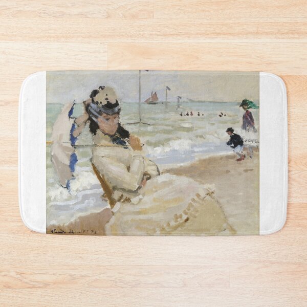 Item preview, Claude Monet - Camille On The Beach In Trouville 1870 designed and sold by artcenter.
