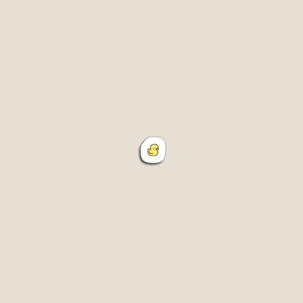 Tiny tiny duck Magnet