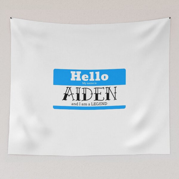 Item preview, Hello My Name Is Aiden And I Am A Legend designed and sold by IcyTees.