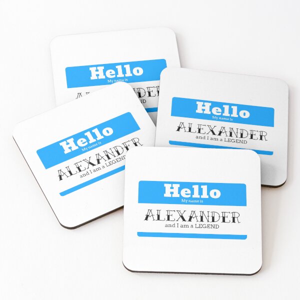 Item preview, Hello My Name Is Alexander And I Am A Legend designed and sold by IcyTees.