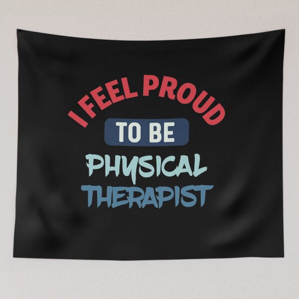 Item preview, I feel Proud to be  physical therapist retro designed and sold by bumperapparels.