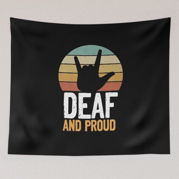 Item preview, Deaf and Proud designed and sold by BSLBear.