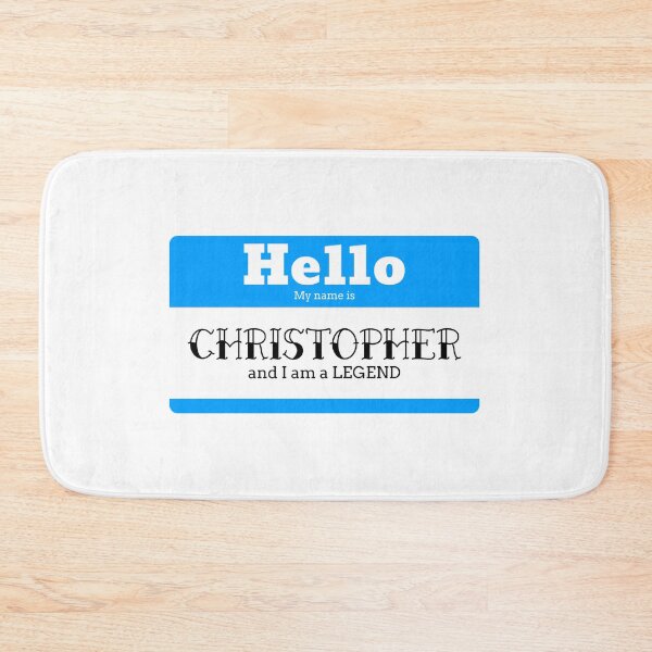 Item preview, Hello My Name Is Christopher And I Am A Legend designed and sold by IcyTees.