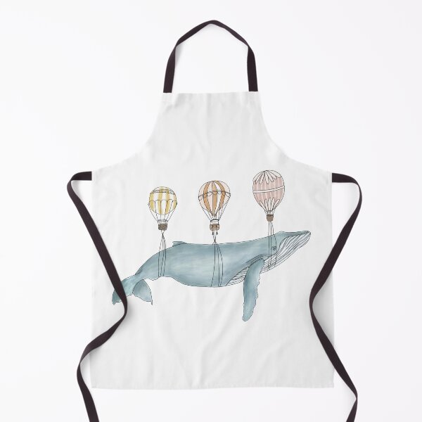 Item preview, Whale with hot air balloons designed and sold by luscorner.