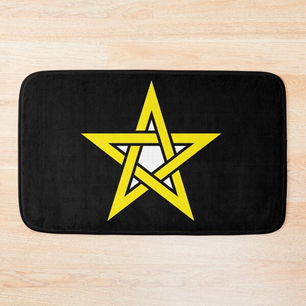 Item preview, Yellow Upright Pentacle Pentagram Witchcraft And Wicca designed and sold by darknessjeff86.
