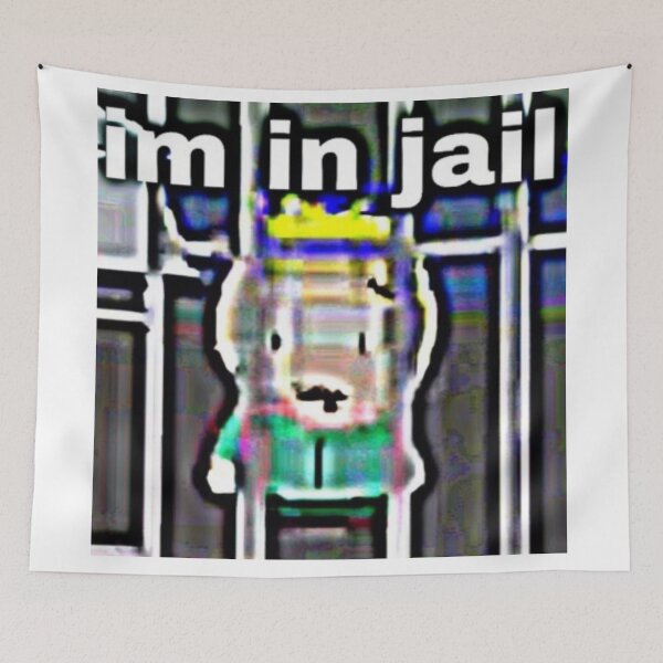 Item preview, butters is in jail designed and sold by ChickenNugz.