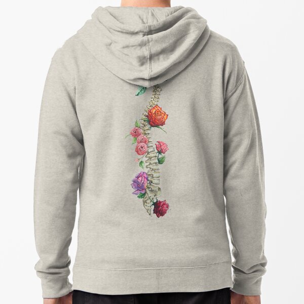 Columniation Zipped Hoodie