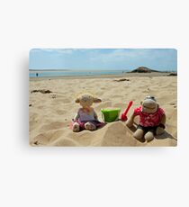 Life's a beach Canvas Print