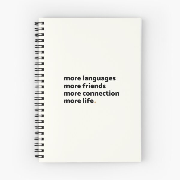 Item preview, More languages, more friends, more connection, more life. designed and sold by JEUNY.