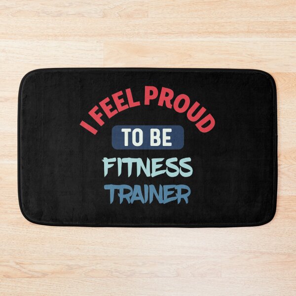Item preview, I feel Proud to be fitness trainer retro designed and sold by bumperapparels.