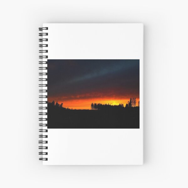 As the night falls Spiral Notebook