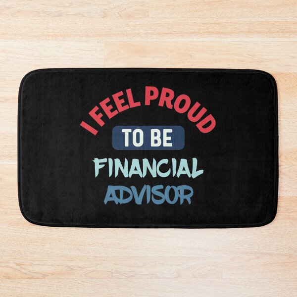 Item preview, I feel Proud to be financial advisor retro designed and sold by bumperapparels.