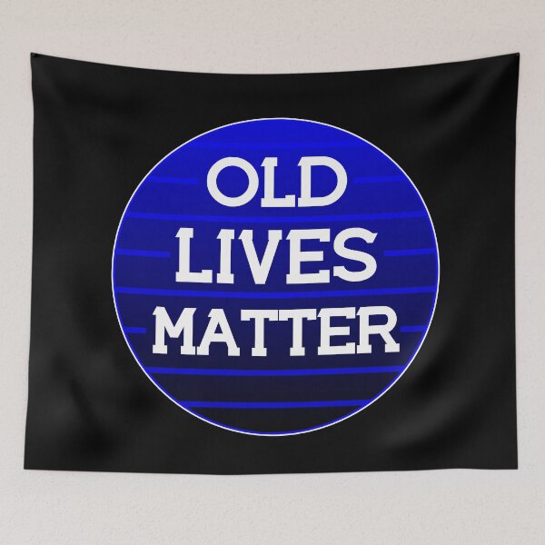 Item preview, Old Lives Matter in Blue Design designed and sold by BleuSky.