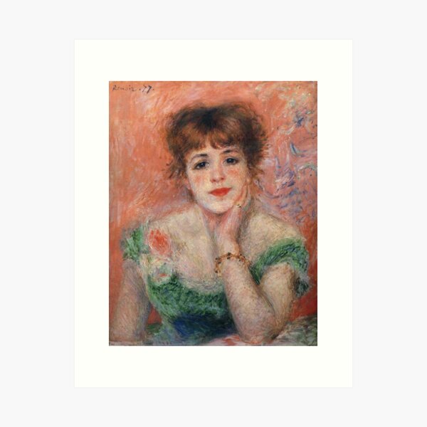 Item preview, Auguste Renoir - Jeanne Samary (Also Known As La Reverie), 1877 designed and sold by artcenter.